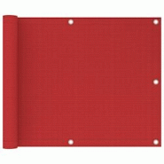 Helloshop26 - Écran de balcon brise pare vue protection confidentialité 75 x 300 cm PEHD rouge 02_0010352 - 3000566482729 Helloshop26 - Écran de balcon brise pare vue protection confidentialité 75 x 300 cm PEHD rouge 02_0010352 - 3000566482729