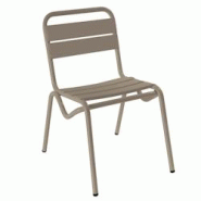 Ligne chr avignon chaise - taupe 7006 carton de 4 - marron métal MCH-750745-TAUP Ligne chr avignon chaise - taupe 7006 carton de 4 - marron métal MCH-750745-TAUP