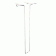Montant "U" RUN avec fixation murale - L60,6xP31,4xH170cm - blanc