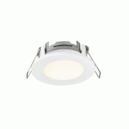 Nordlux Spot encastré luminaire LEONIS lot de 3 spots 2700K Matière plastique Blanc H. 3,6 IP65 -Intérieur - blanc 5701581466180