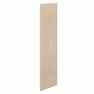 Panneau Vertigo T01 MDF naturel et noyer clair 59x1,8x240cm