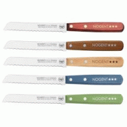 Petit couteau à pain classic bois lame cranté (1 modèle aléatoire - Multicolore Autre Inox Nogent 22x2 cm - multicolore 3222639227796 Petit couteau à pain classic bois lame cranté (1 modèle aléatoire - Multicolore Autre Inox Nogent 22x2 cm - multicolore 3222639227796
