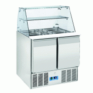 Saladette vitrine réfrigérée 2 Portes