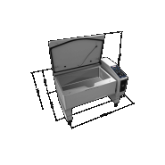 Sauteuse pour les grandes productions - iVario Pro XL - 150 litres, 100 à 500 couverts par jour, 60 dm2 de surface de cuisson