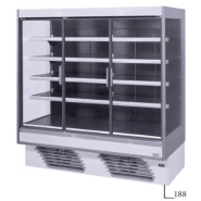 Vitrine verticale positive avec porte, pour chr, traiteurs, boulangeries, pâtisseries et chocolateries - onwave 3 eco 93 iarp