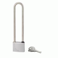 Cadenas à clé Type 1, laiton, extérieur, anse haute inox, 40mm, 2 clés - THIRARD - doré 3150262801420 Cadenas à clé Type 1, laiton, extérieur, anse haute inox, 40mm, 2 clés - THIRARD - doré 3150262801420