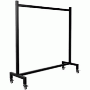 CLP Portant Gisborne Noir /120x38x120 - inox 326425 CLP Portant Gisborne Noir /120x38x120 - inox 326425