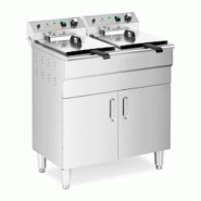 Helloshop26 - Friteuse électrique double 26 litres 10 000 watts robinet zone froide armoire professionnel acier inoxydable 14_0003983 - 3000895232699 Helloshop26 - Friteuse électrique double 26 litres 10 000 watts robinet zone froide armoire professionnel acier inoxydable 14_0003983 - 3000895232699