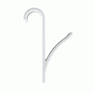 Lot de 2 crochets radiateur blanc WENKO Lot de 2 crochets radiateur blanc WENKO