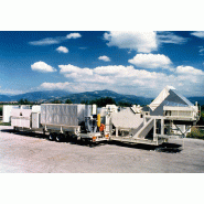 Postes d'enrobage discontinus - ABM EASYBATCH - AMMANN - Rendement de 90 à 140 t/h