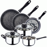 San Ignacio - Batterie de cuisine 16/18/20cm avec Set de 3 Poêles de 18/24/28cm - multi-matériau PK4901