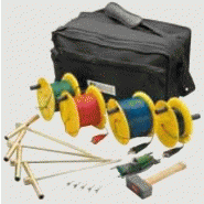 Kit de piquets de terre et résistivité méthode 4p (150m) - CARP01102025 Kit de piquets de terre et résistivité méthode 4p (150m) - CARP01102025