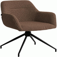 CLP Chaise de salle a manger Merlinda Marron - marron textile 327566 CLP Chaise de salle a manger Merlinda Marron - marron textile 327566