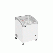 Congélateur coffre élégant avec couvercles coulissants vitrés bombés - 115 L | Tefcold - NIC101SCEB