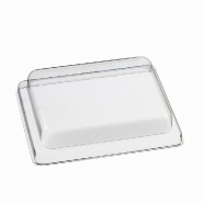 Couvercle PET pour barquette salade 14x10,5cm - par 600