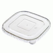 Couvercle pour barquette Lingot fibre de bambou réf 38613, PP - par 300