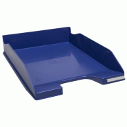 Exacompta - Réf. 113204D - Lot de 6 corbeilles à courrier COMBO MIDI Bee Blue - pour documents au format A4+ - dimensions utiles 34 x 25 x 6,5 cm -