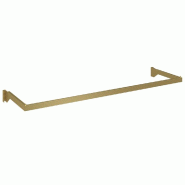 Guidon penderie rectangulaire - section 30x15mm L120cm - or