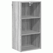 Helloshop26 - Armoire suspendue moderne rangement spacieux cuisine 40 x 29,5 x 80 cm en bois d'ingénierie gris sonoma 02_0053486 - gris Bois massif 3