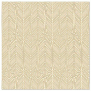 PAPSTAR 50 Serviettes "ROYAL Collection" 1/4-pli 40 cm x 40 cm sable "Leaves - marron papier 88043