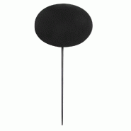 Pique ardoise ovale noir bambou 8x6x18cm - par 5