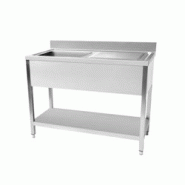 Plonge en inox 1200 x 600 x 950 mm | cuist stsk 126R - equipement restauration - 8508594581421 Plonge en inox 1200 x 600 x 950 mm | cuist stsk 126R - equipement restauration - 8508594581421