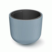 Prosperplast - Jardinière grise avec réserve d’eau, collection MILLY - 39,1x39,1x32,1 cm, capacité de 31 L - gris plastique polypropylène ZA5610
