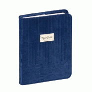 Quo Vadis - Agenda année scolaire - 2026-2027 - Journalier - Multilingue - Colette - Bleu - août à juillet - 12x17 cm - Papier Clairefontaine blanc