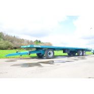 Remorque avec essieux tandem et freinage pneumatique en option