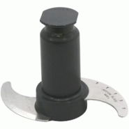 Rotor Sammic avec lames lisses pour viandes et produits fibreux - Lame pour cutter compact - Compatible CK-241 / CK-24V / K-41 / KE-4V - métal 2059750