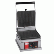 SOFRACA Grill Panini Simple - Petit Modele - 2 Plaques Rainurées - Réf:PPM1 - PPM1