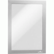 DURABLE DURAFRAME DIN A5 Cadre d'information Adhésif argenté Film rigide 487123 23,6 (L) x 17,6 (H) cm 2 pièces - argenté 487123 DURABLE DURAFRAME DIN A5 Cadre d'information Adhésif argenté Film rigide 487123 23,6 (L) x 17,6 (H) cm 2 pièces - argenté 487123