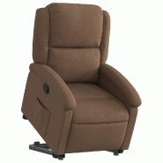 Fauteuil inclinable Marron Tissu Modèle Pervina - 8721012166561