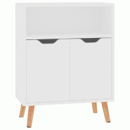 Helloshop26 - Buffet bahut commode armoire meuble de rangement organisateur cuisine salle de séjour salon 60 x 30 x 72 cm bois 02_0030335 - Bois mass