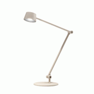 Lampe De Table Efira L - 6,2W Led 3000K Intensité Réglable, Structure En Aluminium Gris Tourterelle Avec Diffuseur En Méthacrylate - Gea Luce - gri