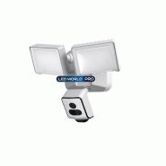 Pack de 4x double projecteur avec caméra - fv810e - wifi intégré - détecteur de mouvement - connexion application android et ios