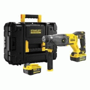 Perforateur Brushless Sds Plus 18v Stanley Fatmax - 2 Joules - 2 Batteries 4.0ah - 3 Modes De Travail - 5035048728536 Perforateur Brushless Sds Plus 18v Stanley Fatmax - 2 Joules - 2 Batteries 4.0ah - 3 Modes De Travail - 5035048728536