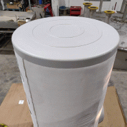 Réservoir en acier vitrifié de 995 litres avec isolation thermique - référence : e13595