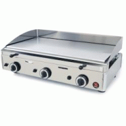 Sammic SPC-801 plaque snack à gaz en chrome dur, 3 brûleurs indépendants, surface 755x400 mm, 8700 W, corps en acier inoxydable - acier 5130337 Sammic SPC-801 plaque snack à gaz en chrome dur, 3 brûleurs indépendants, surface 755x400 mm, 8700 W, corps en acier inoxydable - acier 5130337