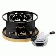 TABLE&COOK TABLEANDCOOK Réchaud à Fondue Vache Noir 3008209f - noir 3760193966732 TABLE&COOK TABLEANDCOOK Réchaud à Fondue Vache Noir 3008209f - noir 3760193966732