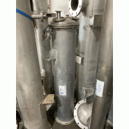 Échangeur tubulaire en acier inoxydable 2,5 m2 d'occasion - référence : C6621