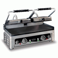 Appareil a panini double professionnel surface rainurée et lisse 3,... - P7491.0030