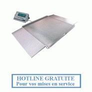 Balances industrielles - plateforme surbaissée inox - 600 / 1500 / 3000 kg