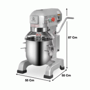 Batteur mélangeur 30 L - CUISTANCE - Réf: B30 - acier inox, levage cuve à levier, bol démontable, vitesse réglable, 1100w/20V 50hz Batteur mélangeur 30 L - CUISTANCE - Réf: B30 - acier inox, levage cuve à levier, bol démontable, vitesse réglable, 1100w/20V 50hz
