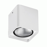 Downlight Plafonnier Carré Blanc Kuba 20W Led 3000K Ip65 - Plafonnier Extérieur En Aluminium Haute Résistance - Rossini Illuminazione - blanc KUB003B