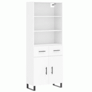 Helloshop26 - Buffet bahut commode armoire meuble de rangement organisateur cuisine salle de séjour salon haut 69,5 x 34 x 180 cm 02_0032664 - 300021