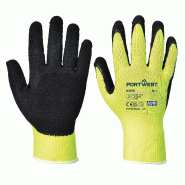 Portwest Gants Grip HiVis Latex Jaune XXXS - Taille 4 - 4 jaune multi-matériau 5036108360604