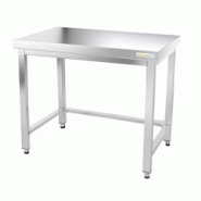 Table de travail en inox 1000 x 500 mm avec renfort PREMIUM / GOLDINOX - inox 3701770805464 Table de travail en inox 1000 x 500 mm avec renfort PREMIUM / GOLDINOX - inox 3701770805464