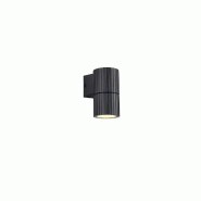 Applique murale extérieure noire culot GU10 IP44 - Trio - Parana - noir aluminium 4017807687101