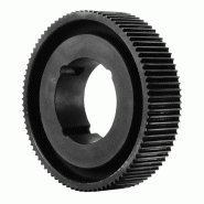 CMW - 14MPCZ072-068M - Poulies synchrones - Profil Polychain GT - 14M - À moyeu amovible 3525 - Fonte - 75 dents - Pas de 14 mm_0